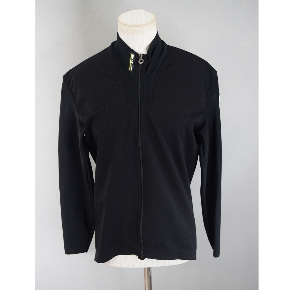 ASSOS Mille GT Intermediate Jacket Small Black Full Zip Cycling Jersey Men's